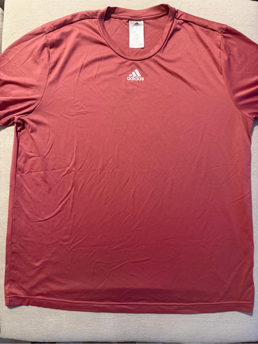 adidas Men’s Dusty Rose Short Sleeve Athletic Tee